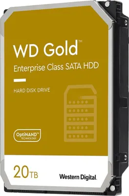 Obrázek produktu pro Western Digital Gold WD203KRYZ, 20 TB, 7200 ot/min, 512 MB, 3.5", SATA
