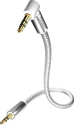 Produktbild von Inakustik 004104015, 3.5mm, Männlich, 3.5mm, Männlich, 1,5 m, Silber, Weiß