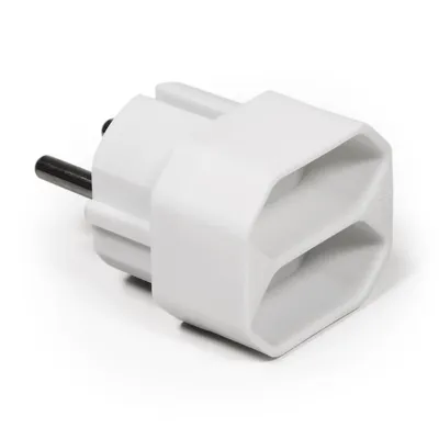 Obrázok produktu pre Adaptér do zásuvky McPower, 2-násobný prechodový konektor Euro, biely