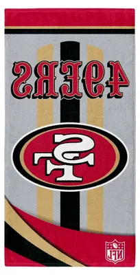 Produktbild von San Francisco 49ers NFL Duschtuch in 75 x 150 cm