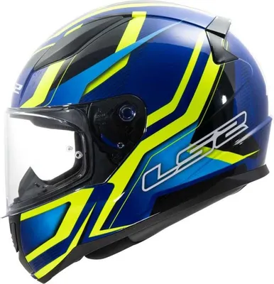 Obrázok produktu pre Celotvárová prilba LS2 FF353 RAPID II Flitz Yellow H-Viz Gloss Blue veľkosť XL