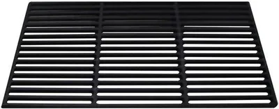 Produktbild von Gitterrost 41,5 x 27,5 cm – Emaille-Gitterrost für Holzkohlegrill, Gasgrill und Ofen, robustes Grillzubehör, schwarz