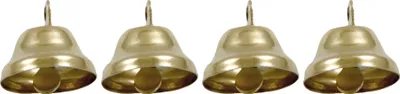 Produktbild von Metallglöckchen, 22 mm, 4 Stück Gold