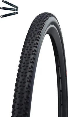 Produktbild von Faltreifen Schwalbe 1 x X-One Allround Performance RaceGuard ADDIX Schwarz 33-622 ( 28 x 1.30 ) inkl. maxxi4you Reifenheber