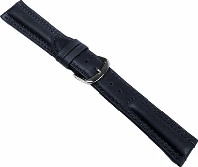 Produktbild von Country Ersatzband Uhrenarmband Kalbsleder Dunkelblau 20678S, Stegbreite:22mm