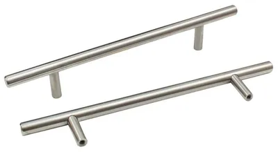 Produktbild von ECHT Edelstahl Stangengriff Möbelgriffe gebürstet Möbelgriff Stangengriffe Griff Ø10mm Edelstahl Hohlrohr 224mm