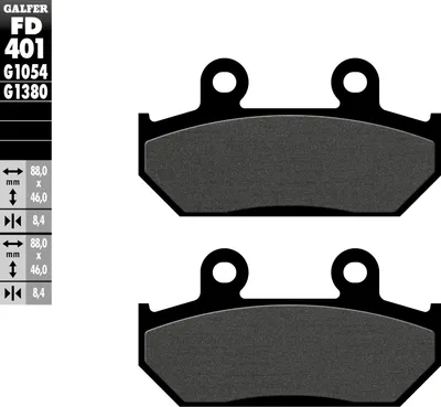 Produktbild von Bremsbeläge Kh412 Für Suzuki An 250/400/650 Hinten