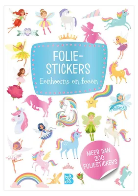 Productafbeelding van Foliestickers Eenhoorns en Feeen (> 200 stickers)