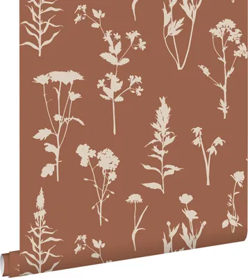 Obrázek produktu pro ESTAhome tapeta polní květiny terakota 53 cm x 10,05 m