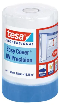 Image de Tesa Ruban adhésif Easy Cover 4411 UV Precisión Longueur 33 m Largeur 550 mm - 04411-00002-00
