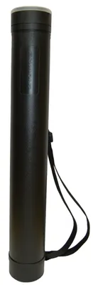 A black cylindrical drawing tube with a strap, shown against a white background.