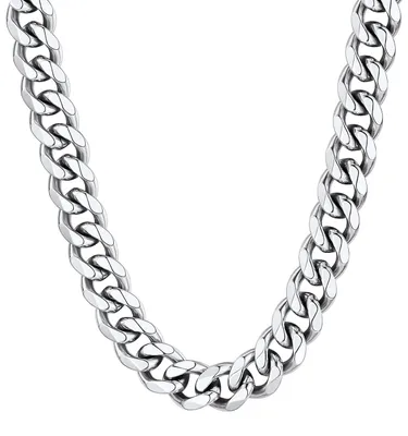 Obrázok produktu pre ChainsHouse, pánska retiazka z nehrdzavejúcej ocele, 12 mm, hrubá pancierová retiazka, dĺžka 66 cm