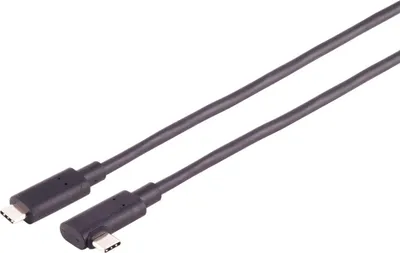 Produktbild von S/CONN maximum connectivity USB Anschlusskabel, Optisches USB-C Kabel, 3.2, 10Gbps, PD, 90°, 10,0m (30-42075)