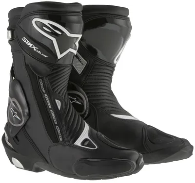 Image de Bottes de moto Alpinestars S-MX Plus 2015, noires, taille 43