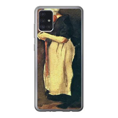 Produktbild von MuchoWow® Handyhülle Schutzhülle Hülle für Samsung Galaxy A52 5G Die Scheveningerin - Vincent van Gogh Silikon Softcase Handy Hülle - Umschlag