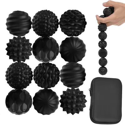 Produktbild von 12 Stück Magnetische Fidget Toys, Stressabbau Sensorik Spielzeug, Anti-Angst & Fidget Toy für Kinder & Erwachsene