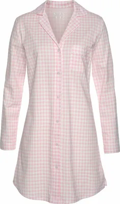Produktbild von Vivance Dreams Nachthemd rosa-weiß Größe 40/42