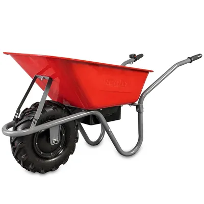 Produktbild von HECHT 2620 Schubkarre Elektro | 250 kg Tragkraft | 80 Liter | 280W | 24V 12Ah Akku | Transportwagen