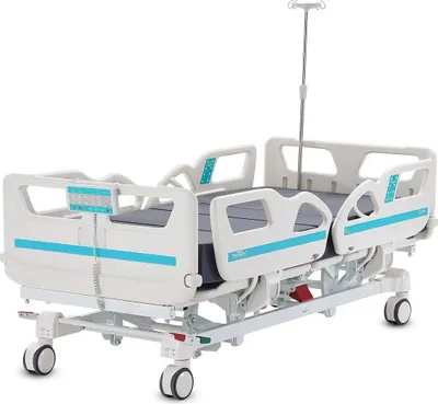 Produktbild von Hochwertiges vollelektrisches Krankenhausbett mit 5 Funktionen und Herzposition, 550 lbs