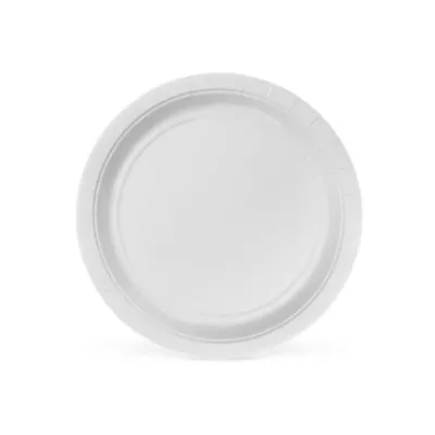 Produktbild von Geschirr-Set Algon 20 cm rund Weiß Pappe Einwegartikel 10 Stück