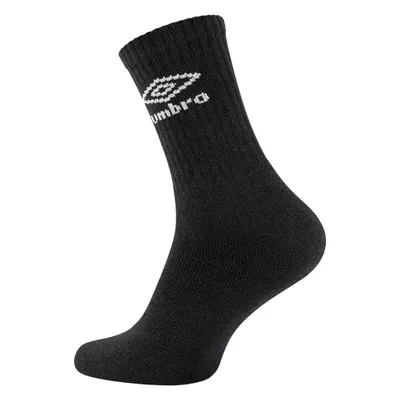 Produktbild von Umbro Sportsocken 12 Paar Schwarz Größe 35–38 Vollfrottee Baumwolle