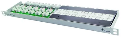 Imagen del producto de Módulo de conexión Telegärtner de 19", categoría 7, con 12 puertos