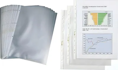 Produktbild von Rexel Prospekthülle A5 PP, fs (100), Transparent, 175 mm, 220 mm, 22 mm