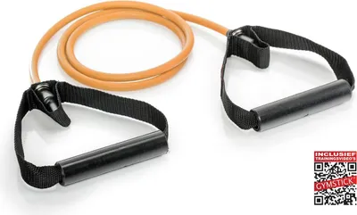 Produktbild von Gymstick Widerstandskabel mit Handgriffen, 140 cm – mit Trainingsvideos