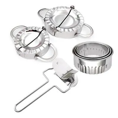 Produktbild von Set Edelstahl Teig Presse Maker Knödel Pie Ravioli Form Ravioli Former Dumpling