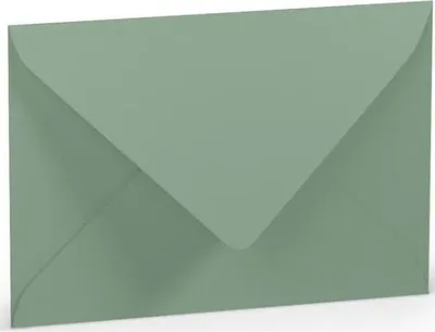 Produktbild von Briefumschläge C6 Seidenfutter Nassklebung VE=5 Stück Eucalyptus