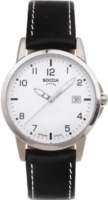 Produktbild von Boccia 3625-02 Herrenuhr Titanium 36mm 5ATM