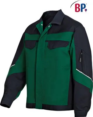 Produktbild von BP® Arbeitsjacke - mittelgrün/schwarz - 60/62n