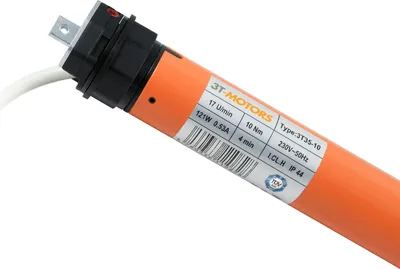 Produktbild von 3T-MOTORS Mini-Rollladenmotor mit mechanischen Endschaltern 3T35-10 10Nm SW40