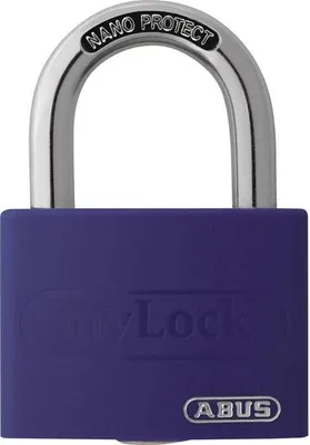Zdjęcie produktu dla Kłódka bębenkowa T65AL/40 fioletowa korpus kłódki-w.43mm aluminium gl.
