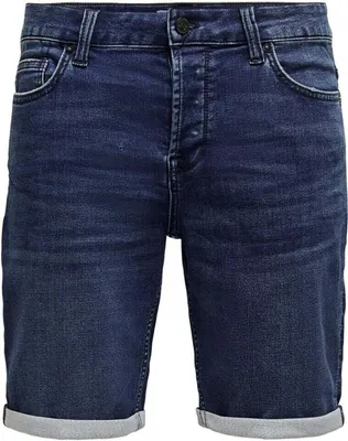 Produktbild von ONLY and SONS Short Herren ONSPly Life Reg D Blue Slim Fit blau XL