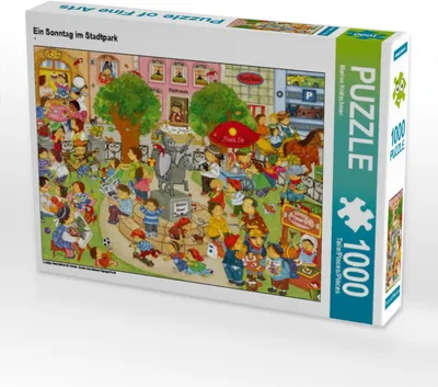 Produktbild von Calvendo Ein Sonntag im Stadtpark 1000 Teile Puzzle quer 640x480mm, Krätschmer Marion; 7346732