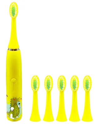 Produktbild von Elektrische Kinderzahnbürste mit Aufsätzen – Krokodil