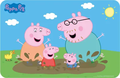 Produktbild von Peppa Wutz Mud Bath Tischset 43x28 cm