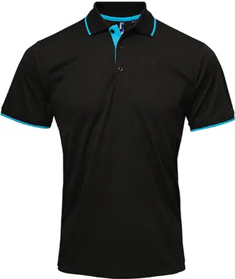 Immagine prodotto di Polo Premier Workwear Coolchecker® da uomo a contrasto