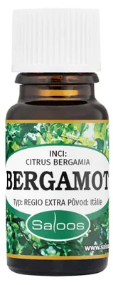 Produktbild von Saloos Naturreines Ätherisches Bergamotteöl für Aromatherapie und Massage 20 ml