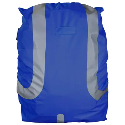 Produktbild von SafetyMaker reflektierende Rucksackhülle blau 45L, 44513