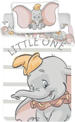 Produktbild von Disney Dumbo Elefant - Baumwoll-Bettwäsche  - Set 100x135 40x60cm