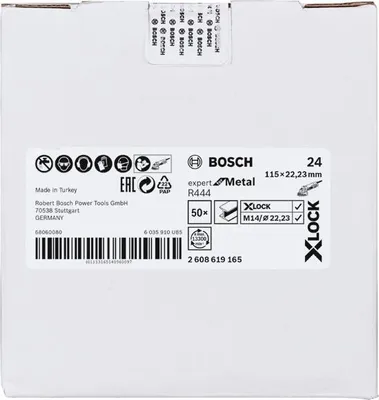 Produktbild von X-LOCK Fiberschleifscheibe, Ø115 mm, K 24, R444, Expert for Metal, 1 Stk