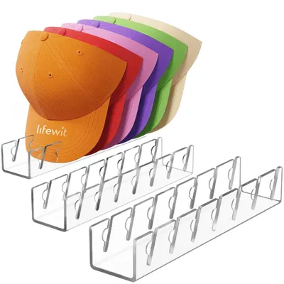 Produktbild von Hut Organizer für 21 Baseball Caps - 3er Pack