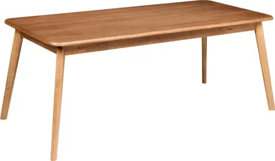 Zdjęcie produktu dla BELIANI Stół do jadalni fornir dąb ciemny MDF drewno wiązowe nogi 200 x 90 cm jadalniany prostokątny fornir styl tradycyjny