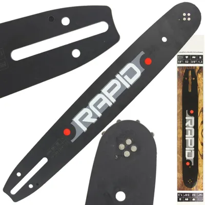 Obrázek produktu pro MAR-POL Vodící lišta na řetězovou pilu 14" 3/8" 1,3mm 52z RAPID M86675