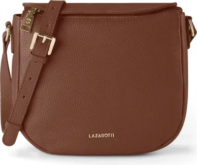 Produktbild von Lazarotti Bologna Leather Crossbody Umhängetasche Leder 25 cm