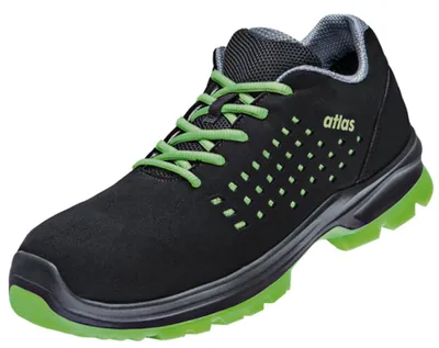 Produktbild von Atlas Sicherheitshalbschuh SL 205 XP 2.0 S1P ESD SRC DGUV W 10 Gr. 42 schwarz/grün