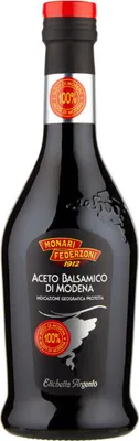 Immagine prodotto di Aceto balsamico Etichetta balsamica argento 500 ml. - Monari Federzoni