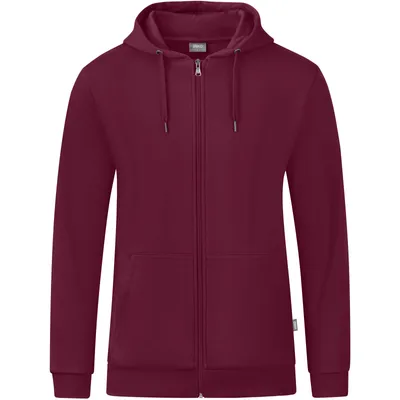 Produktbild von JAKO Damen Kapuzenjacke Organic, Farbe:maroon, Größe:48